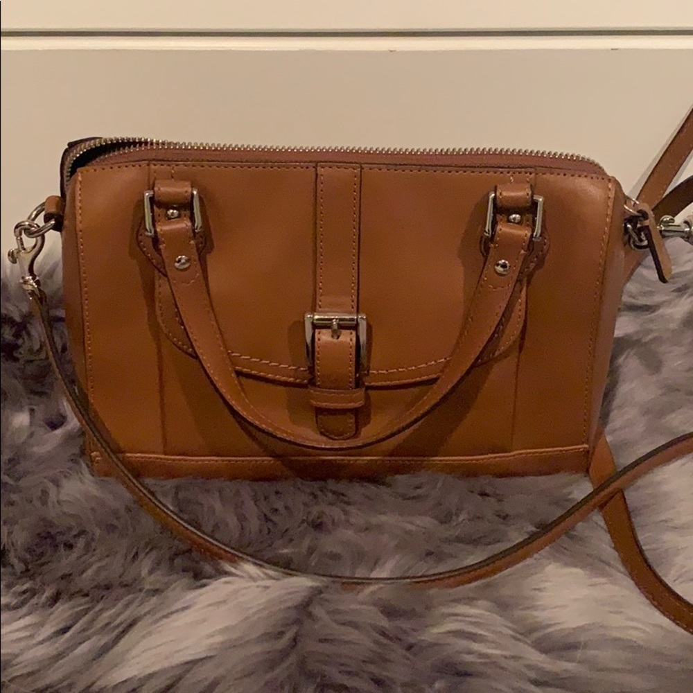 Coach Leather Cross Body Bag
